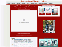 Tablet Screenshot of internationalmarketsindexes.com